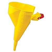 Justrite 11202Y Polyethylene Funnel For Use With The Type I Metal Safety Can. Easy-to-fill, Easy-to-pour, .5 x 11.25 inch (25 x 356mm) Size,Yellow, 0.6