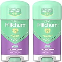 Mitchum for Women Clear Gel Antiperspirant & Deodorant-Shower Fresh-2.25 oz, 2 pk