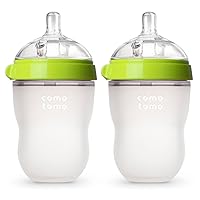 Baby Bottle, Green, 8 oz (2 Count)