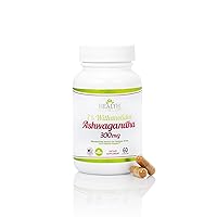 Health As It Ought To Be Ashwagandha 7% Withanolides Supplement | Physician Formulated | 1 Cap Daily Formula | 60 Capsules