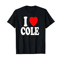 I Heart (Love) Cole Cute Matching Couple Spouse T-Shirt