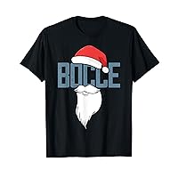 Bocce Santa Claus Bocce Ball With Jack Bocci Game Bocce T-Shirt