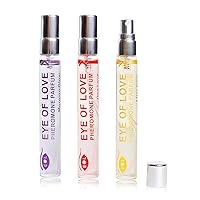 Eye Of Love Pheromone Parfum Set - Morning Glow, One Love, After Dark to Attract him- 30ml