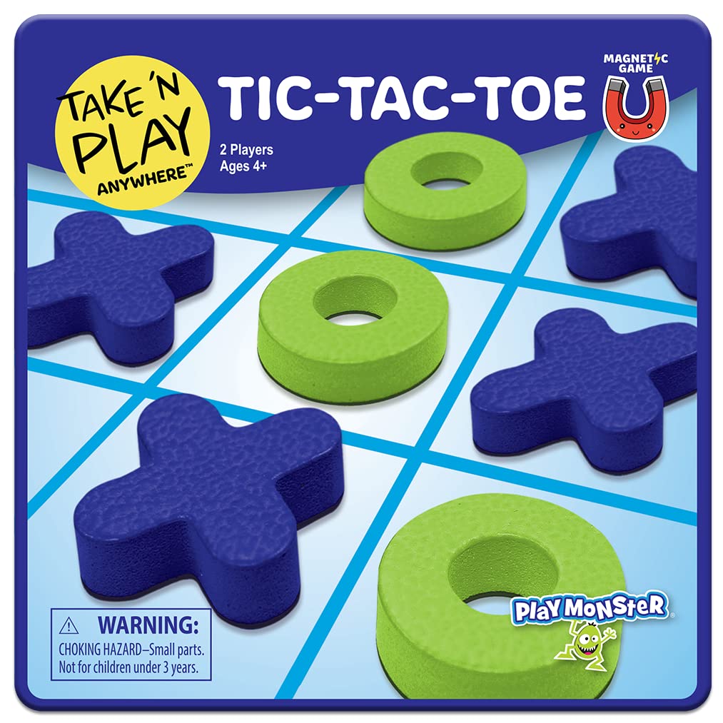 Take N Play — Tic-Tac-Toe — Easy to Use, Hard to Lose — Fun on the Go! — For Ages 4+