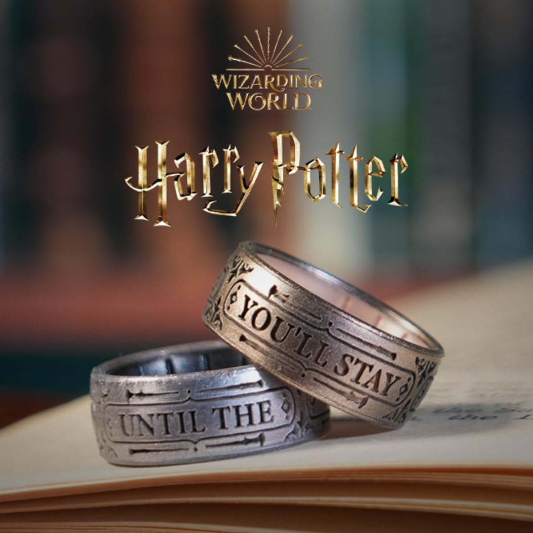 Enso Rings Wizarding World of Harry Potter Collection - Comfortable Silicone Rings - Hogwarts Houses to Deathly Hollows
