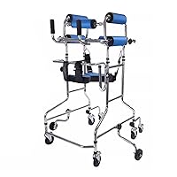 Gait Trainer for Adults, Walkers for Seniors, Adjustable Height, Rehabilitation Frame Walker Walking Aid for Disabled for Lower Limb Rehabilitation Training