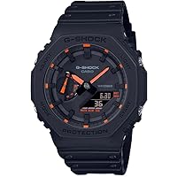 Casio GA-2100-1A4ER Black Resin Digital Quartz Unisex Watch