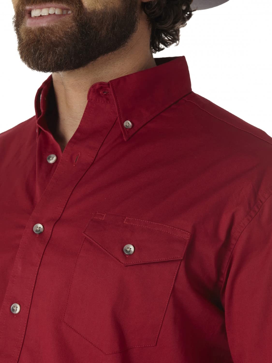 Wrangler Men's Painted Desert Two Pocket Long Sleeve Button Work Shirt