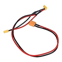 VGEBY XT30 Power Connector, AWM14 Silicone Fireproof Power Adapter Cable XT60 Female to XT30 Elbow 90 Degrees Power Connector for RC Lipo Battery