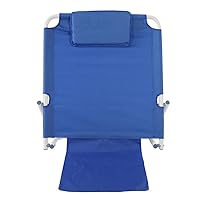 Ejoyous Portable Bed Backrest Adjustable Breathable Sit-up Backrest Folding Chair Neck Lumbar Back Support Wedges Backrest with Head Pillow