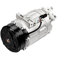SCITOO 104059-5206-1431391 A/C Clutch AC Fit for N-issan Sentra 2.0L 2007 2008 2009 2010 2011 2012 CO 10871C Air Conditioning Compressor, Silver