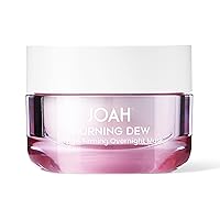 JOAH Facial Mask, Morning Dew Lifting and Firming Overnight Face Mask with Collagen & Rose Extract, Korean Skin Care, Firmer & Younger Looking Skin, Black