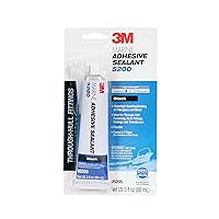 3M TALC Marine Adhesive Sealant 5200 - Permanent Bonding and Sealing for Boats and Marine Applications - Black - 3 Ounces