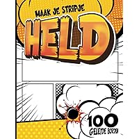 Blanco Cartoonboek: Ein Skizzenbuch Zum Erlernen Des Zeichnens Für Kinder Von 9 Bis 12 Mit Geführten Streifenfeldern | Jungen 7 Jahre Geschenkideen (Dutch Edition)