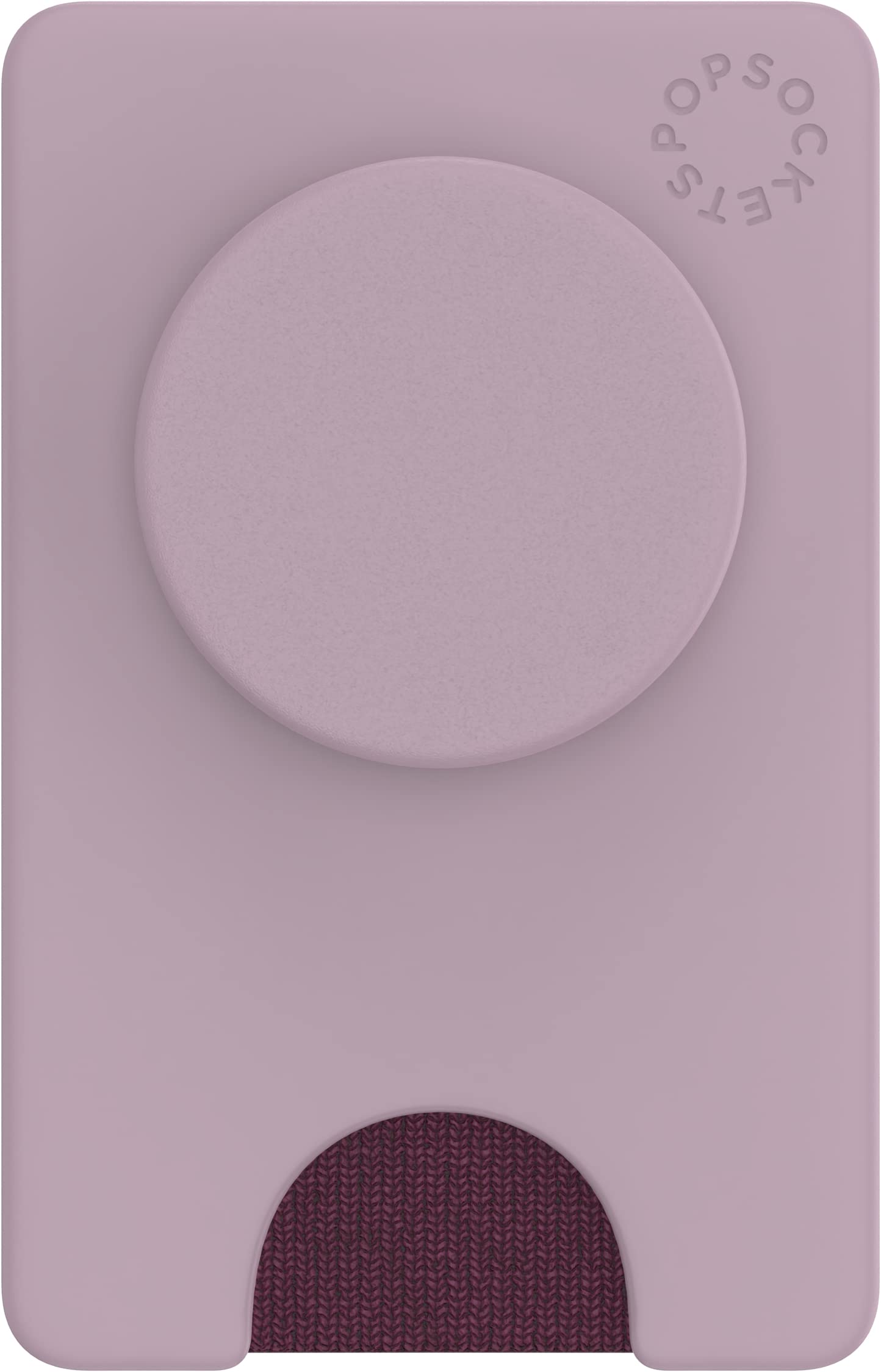 PopSockets Phone Wallet with Expanding Phone Grip, Phone Card Holder, Solid PopWallet - Blush Pink