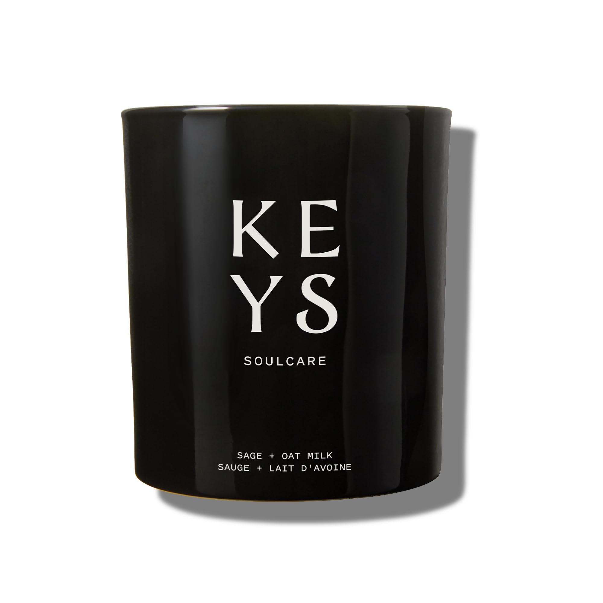 Keys Soulcare Sage + Oat Milk Candle, Single-Wick Home Fragrance, Calming + Relaxing Scent for Body & Mind, Soy Wax, Vegan, Cruelty-Free, 7.5 Oz