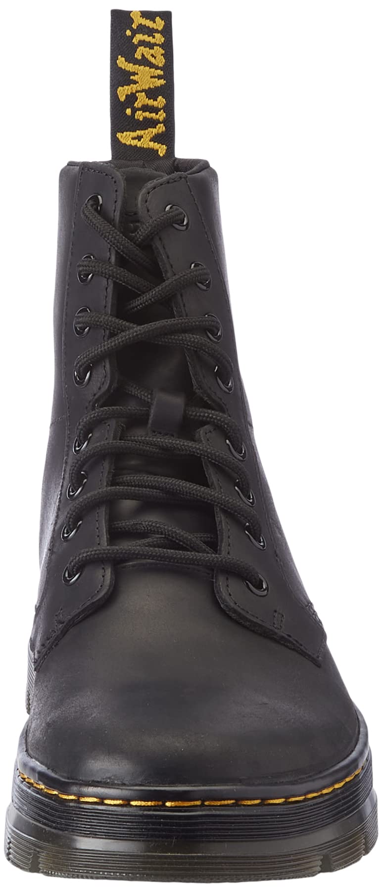 Dr. Martens Unisex 101 6 Eye Boot, Black Nappa, 9 Women 8 Men US