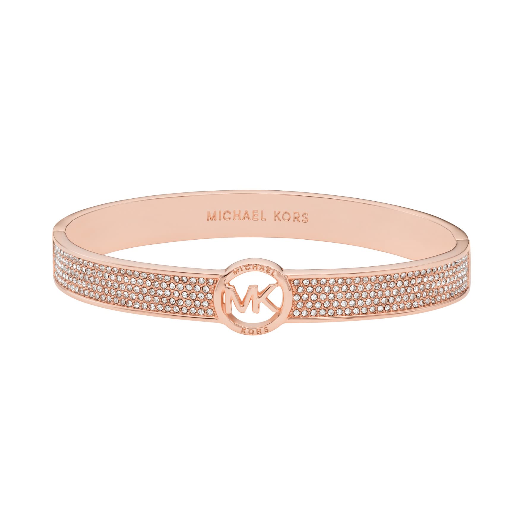 Michael Kors Metallic Rose Gold Logo Patent Leather Small Wristlet Wallet  Michael Kors  TLC
