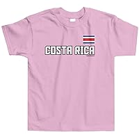 Threadrock Little Boys' Costa Rica National Pride Toddler T-Shirt