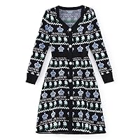 Square Necked Crown Rose Waist Knitted Dress for Women