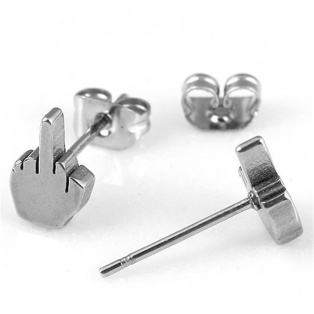 Jovivi Silver Black Stud Earrings for Women Men Tiny Ball Stud Earrings Round CZ Earrings Small Tragus Earrings