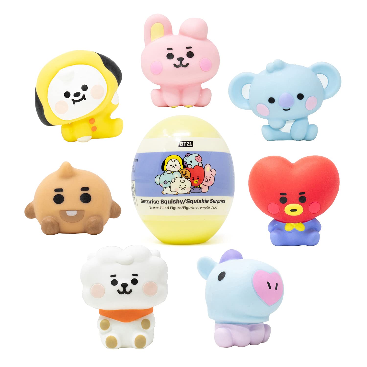 Mua Hamee Line Friends Bt21 (Baby) [Surprise Capsule Series] Cute Water  Filled Squishy Toy [Birthday Gift Bags, Party Favors, Gift Basket Filler,  Stress Relief Toys] - 7 Pc. (All Characters) Trên Amazon