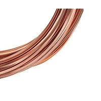 Square Copper Wire/Dead Soft (20 Ga - 50 Ft Coil)
