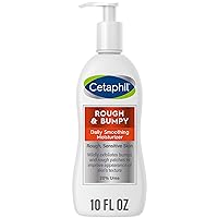 Cetaphil Daily Smoothing Moisturizer for Rough and Bumpy Skin | 10 fl oz | For Sensitive Skin | Urea Cream Hydrates and Exfoliates to Smooth Skin | Fragrance Free | Dermatologist Recommended