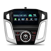 XTRONS Car Stereo for Ford Focus 2012-2017, Android 12 Octa Core 4GB+64GB Car Radio, 9 Inch IPS Touch Screen GPS Navigation for Car Bluetooth Head Unit Built-in DSP Car Play Android Auto 4G LTE