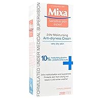 Mixa Anti Dryness Face Cream 24h 10% Glycerine Very Dry Skin 50ml France Sensitive Skin Expert Since 1924