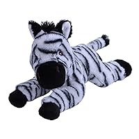 Wild Republic EcoKins Zebra Stuffed Animal 12 inch, Eco Friendly Gifts for Kids, Plush Toy, Handcrafted Using 16 Recycled Plastic Water Bottles