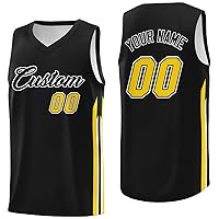 Personalized Your Own Basketball Jersey Sports Shirt Printed Custom Team Name Number Logo for Men Youth
