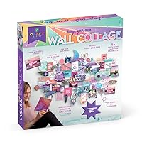 Craft-tastic Customizable Wall Collage – DIY Arts & Crafts Kit – Personalize Your Wall, Mirror, Window, or Door with 200 Prints, Inspirational Quotes, Stickers, and More