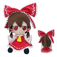 Anime Figure Reimu Doll Plush Stuffed Toy Kawaii Plushies Cosplay Gift
