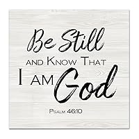 Be Still And Know That I Am God Psalm 4610 Gnome Porch Sign Kirklands Isabelline Plaque Hand Carved Name Signs Solid Classic Music For Baby And Expecting 10X10 Inch