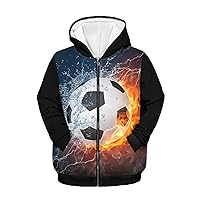 Belidome Kids Hoodie Zip Up for Boys Girls Atheltic Sweatshirt Jacket Size S-XL Soft Lightweight with Hooded and Pocket