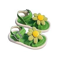 Sandals for Girl Toddler Girls' Sandals Summer Children's Soft Sole Shoes Pearl Decoration Little Girl Sandals Size 13