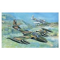 Trumpeter US A-37A Dragonfly Light Ground Attack Aircraft Model Kit (1/48 Scale)