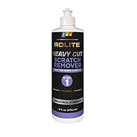 Rolite - RHCSR16z Heavy Cut Scratch Remover (16 fl. oz.) for Plastic & Acrylic Surfaces Including Marine Strataglass & Eisenglass, Headlights, Aquariums