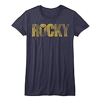 Rocky MGM Movie Rocky Logo Juniors T-Shirt Tee