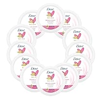 Dove Nourishing Body Care, Face, Hand, and Body Beauty Cream for Normal to Dry Skin Lotion for Women with 24-Hour Moisturization, 12-Pack, 5.07 Oz Each, Jar