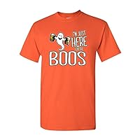 I'm Just Here for The Boos Funny Halloween Drinking Adult DT T-Shirt Tee