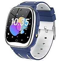 Smart Watch for Kids - Children Watches with 26 Fun Games Camera Music Player Video Pedometer Alarm Clock Flashlight - Birthday Gift Educational Toy for Boys and Girls Aged 4-12 (Blue)