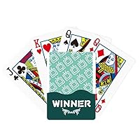 Television Watches Seal Patterns Winner Poker Playing Card Classic Game