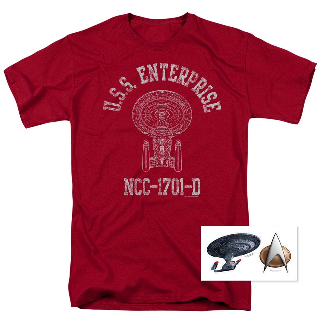 Popfunk Classic Star Trek USS Enterprise T-Shirt & Stickers