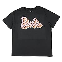 Barbie Women's Iconic Fashion Doll Logo Graphic Print Adult T-Shirt