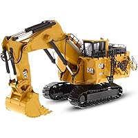 Diecast Masters 1:87 Caterpillar 6060 Hydraulic Mining Shovel Backhoe, HO Scale Series Cat Trucks & Construction Equipment | 1:87 Scale Model Diecast Collectible Model 85651