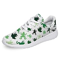 Frog Shoes Mens Womens Running Shoes Comfortable Fashion Sneakers Tennis Walking Shoes Gifts for Boys Girls
