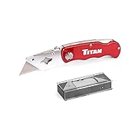 Titan 11015 Red Folding Pocket Utility Knife