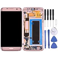 LCD Screen and Digitizer Full Assembly with Frame & Charging Port Board & Volume Button & Power Button for Galaxy S7 Edge / G935F